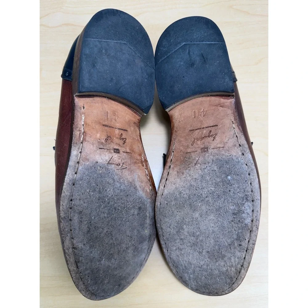 Esquivel Leather Penny Loafer Dress Shoes Men's 41 US 7.5-8 Hand Made California